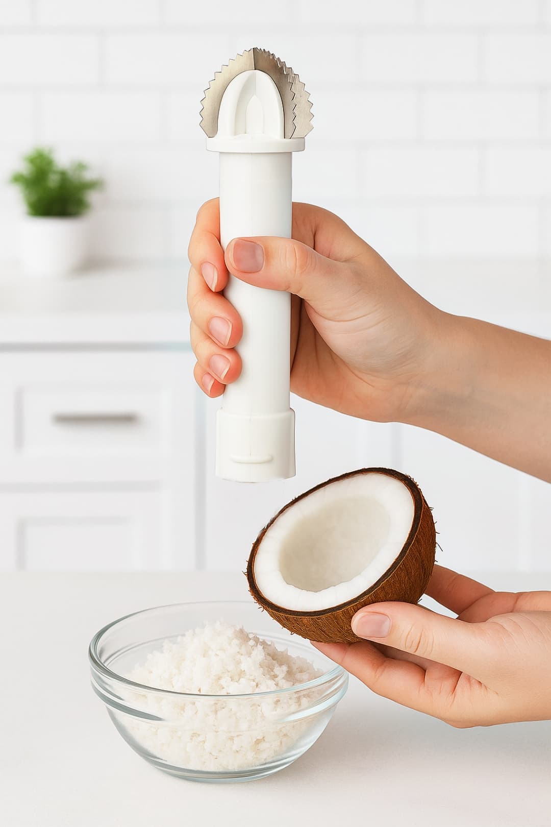 BRINDS Coconut Scraper Manual Rotary Grater | Peeler | Chopper | Slicer